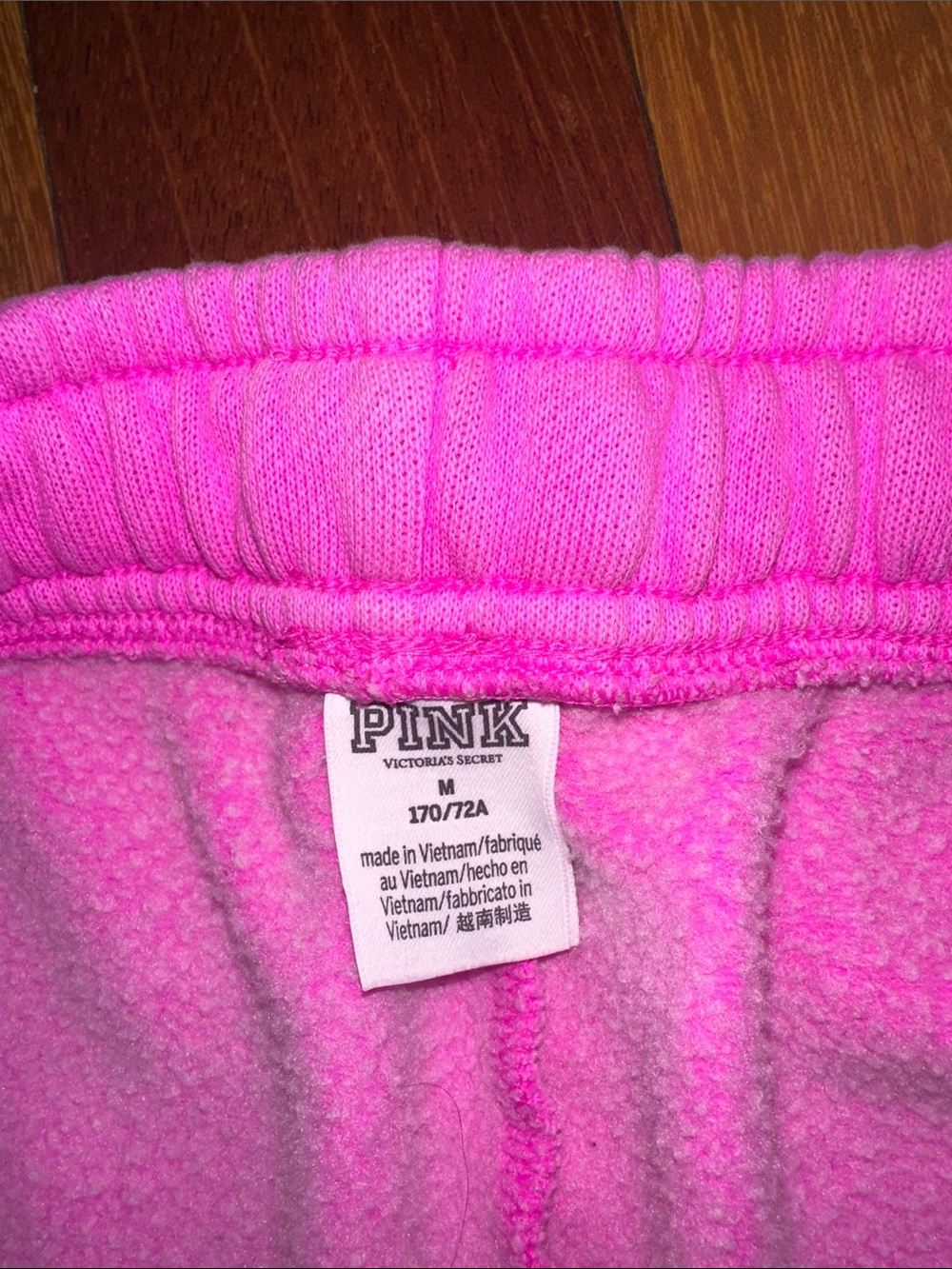 Pink Women's Hot Pink Fleece Lounge Shorts - Picture 3 of 3